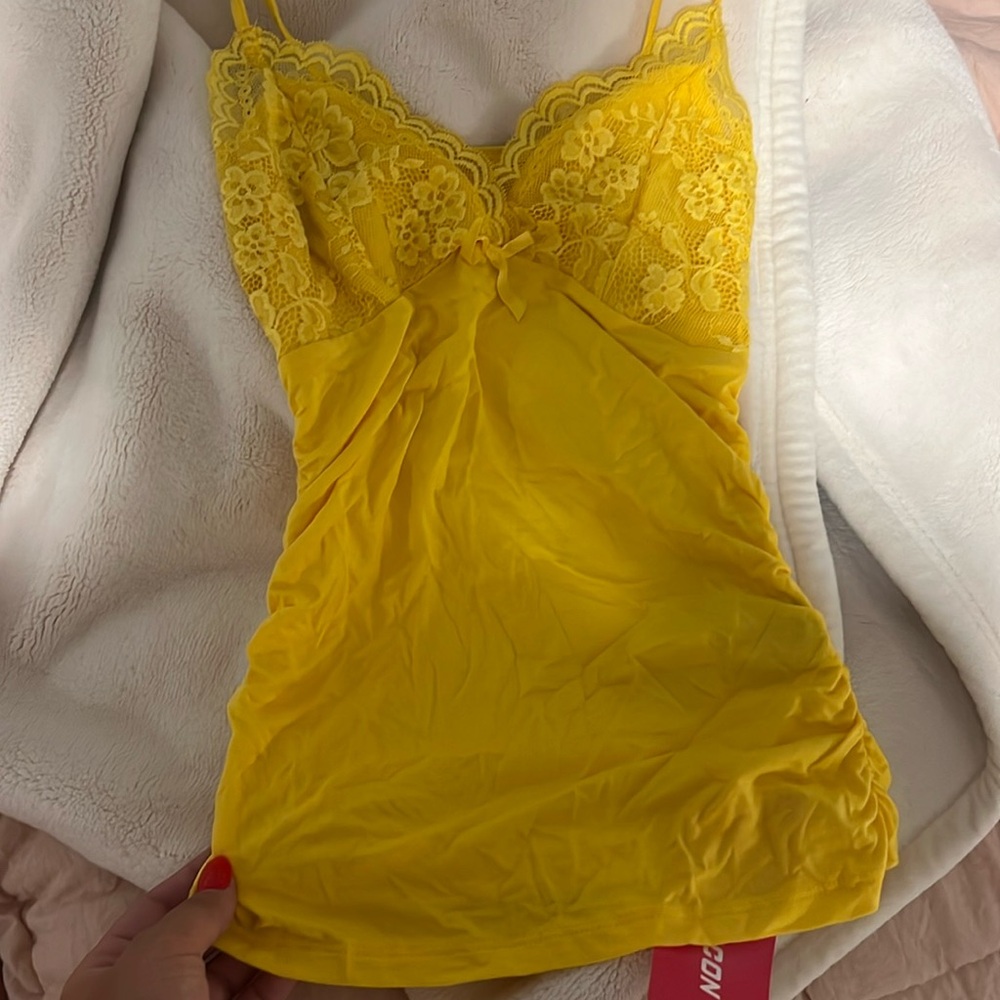 SHEIN yellow top | XS
